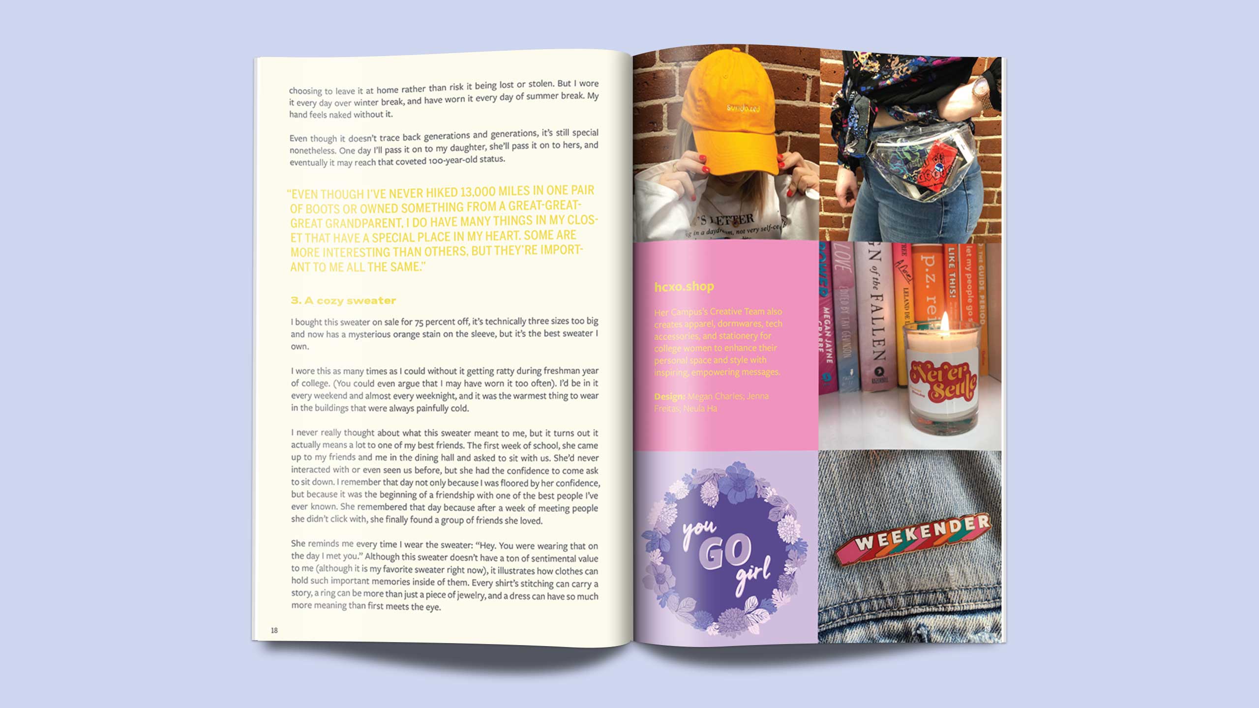 Her Campus Creative Zine Spread 9